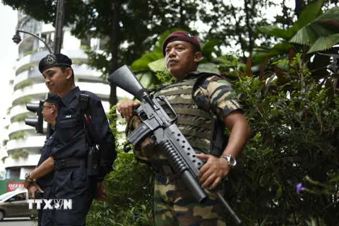 Cảnh sát Malaysia. (Nguồn: AFP/TTXVN)