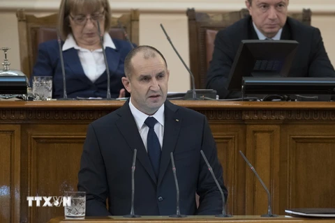 Tổng thống Bulgaria Rumen Radev. (Nguồn: AFP/TTXVN)
