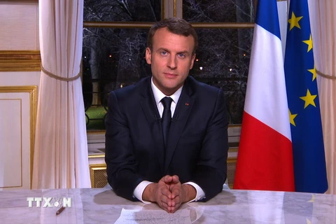 Tổng thống Pháp Emmanuel Macron. (Nguồn: AFP/TTXVN)