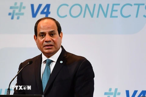 Tổng thống Ai Cập Abdel Fattah El-Sisi. (Nguồn: AFP/TTXVN)