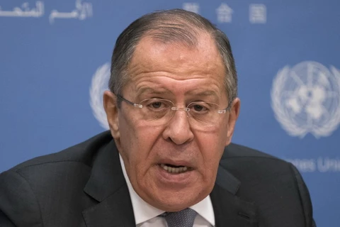 Ngoại trưởng Nga Sergei Lavrov. (Nguồn: AFP/TTXVN)