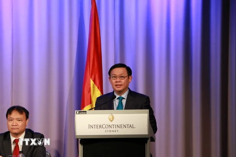 Phó Thủ tướng Vương Đình Huệ. (Ảnh: Khánh Linh/TTXVN)