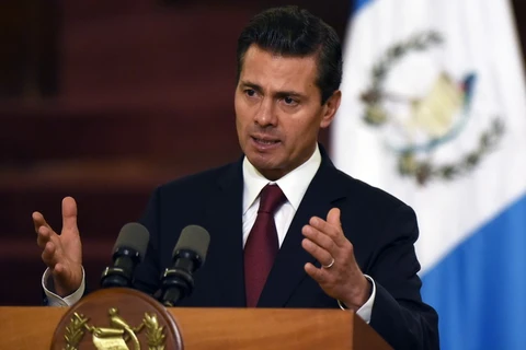 Tổng thống Mexico Enrique Peña Nieto. (Nguồn: AFP/TTXVN)