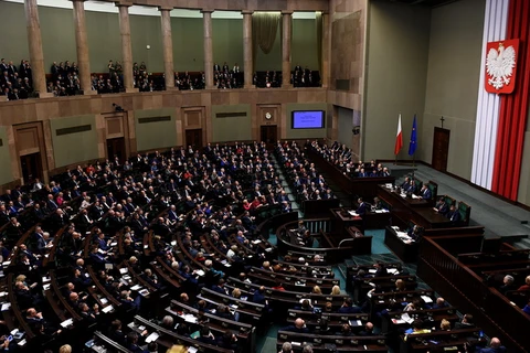 Thượng viện Ba Lan đã thông dự luật liên quan thảm họa diệt chủng Holocaust. (Nguồn: AFP/TTXVN)