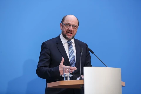 Chủ tịch đảng Dân chủ Xã hội Đức (SPD) Martin Schulz. (Nguồn: THX/TTXVN) 