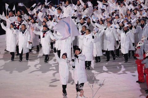 Hình ảnh Lễ khai mạc Thế vận hội mùa Đông Pyeongchang 2018