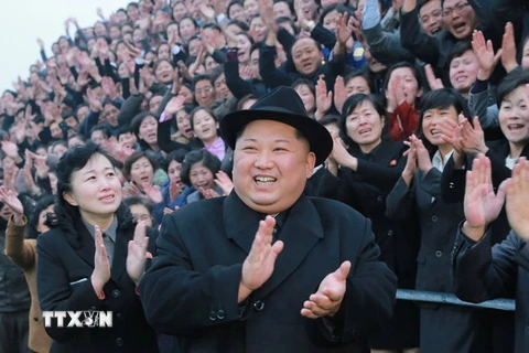 Nhà lãnh đạo Triều Tiên Kim Jong-un. (Nguồn: Yonhap/TTXVN) 