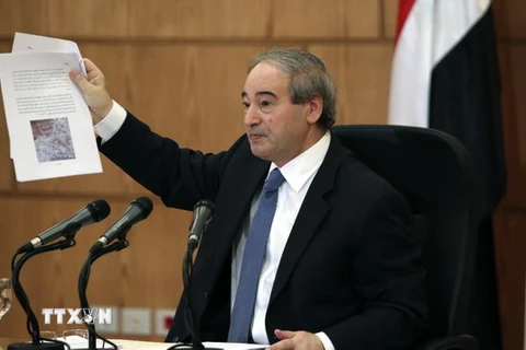 Thứ trưởng Ngoại giao Syria Faisal Mekdad. (Nguồn: EPA/TTXVN)