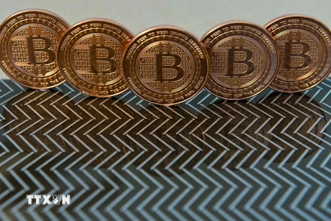 Đồng bitcoin tại Washington. (Nguồn: AFP/TTXVN)