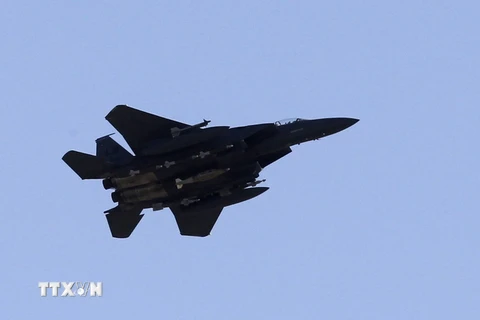 Máy bay F15 của Mỹ. (Nguồn: AFP/TTXVN)