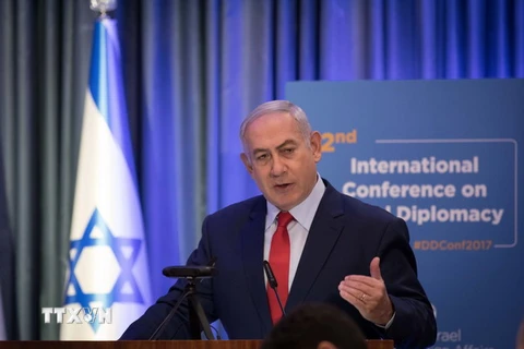 Thủ tướng Israel Benjamin Netanyahu. (Nguồn: THX/TTXVN)