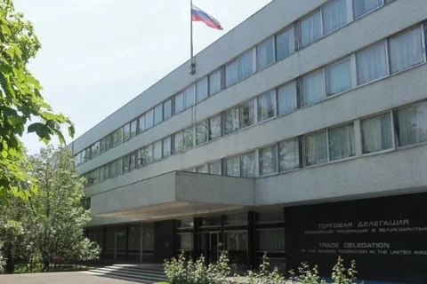 Trụ sở phái đoàn thương mại Nga ở Anh. (Nguồn: telegraph.co.uk)