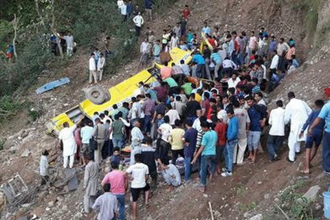 Hiện trường vụ tai nạn. (Nguồn: timesofindia.indiatimes.com) 