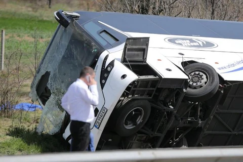 Hiện trường vụ tai nạn. (Nguồn: Reuters)