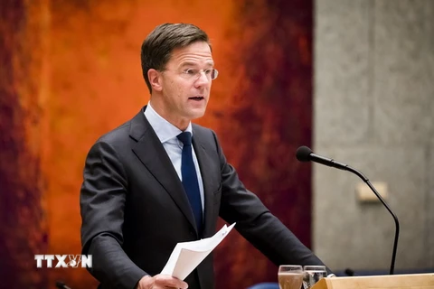 Thủ tướng Mark Rutte. (Nguồn: AFP/TTXVN)