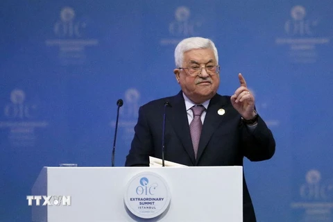 Tổng thống Palestine Mahmoud Abbas. (Nguồn: THX/TTXVN)