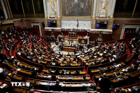 Toàn cảnh một phiên họp Quốc hội Pháp. (Nguồn: AFP/TTXVN)