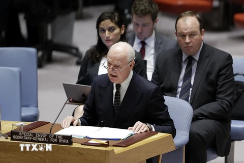 Đặc phái viên Liên hợp quốc về Syria Staffan de Mistura. (Nguồn: THX/TTXVN)