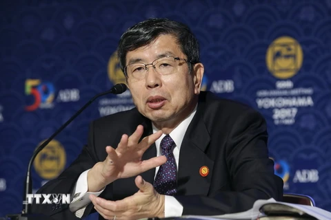 Thống đốc Ngân hàng Phát triển châu Á (ADB) Takehiko Nakao. (Nguồn: EPA/TTXVN)