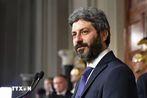Chủ tịch Hạ viện Italy Roberto Fico. (Nguồn: AFP/TTXVN)