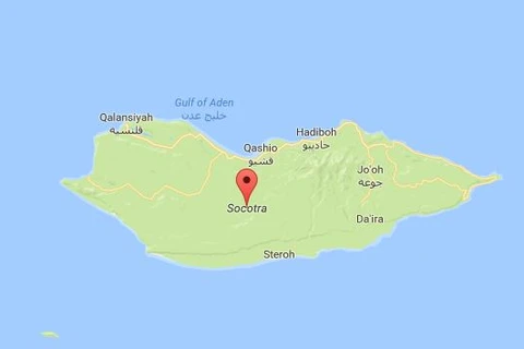 Hòn đảo Socotra. (Nguồn: Google Maps)