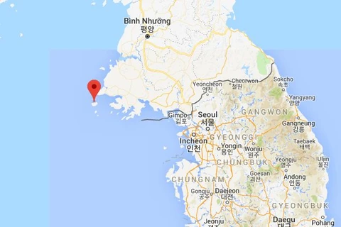 Vị trí đảo Baengnyeong . (Nguồn: Google Maps)
