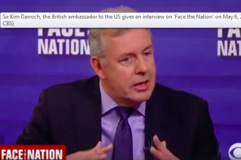 Đại sứ Anh tại Mỹ Kim Darroch. (Nguồn: CBS)