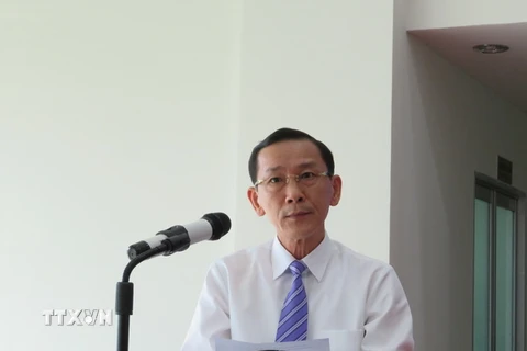 Ông Võ Thành Thống, Chủ tịch Ủy ban Nhân dân thành phố Cần Thơ. (Ảnh: Ánh Tuyết/TTXVN)