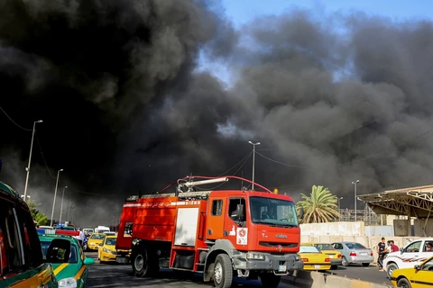 Hiện trường vụ hỏa hoạn. (Nguồn: AFP/Getty Images)