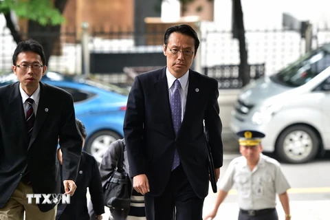 Trưởng phái đoàn Nhật Bản, Cục trưởng Cục châu Á-châu Đại dương thuộc Bộ Ngoại giao, ông Kenji Kanasugi. (Nguồn: AFP/TTXVN) 