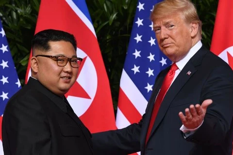 Tổng thống Mỹ Donald Trump và Nhà lãnh đạo Triều Tiên. (Nguồn: AFP/Getty Images)