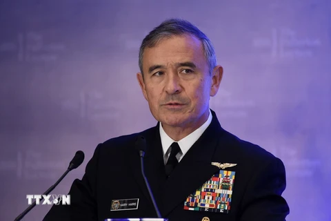 Cựu Đô đốc Harry Harris. (Nguồn: AFP/TTXVN)