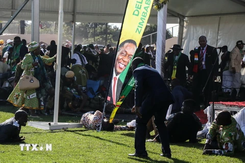 Nạn nhân bị thương trong vụ tấn công tại Bulawayo ngày 23/6. (Nguồn: AFP/TTXVN)