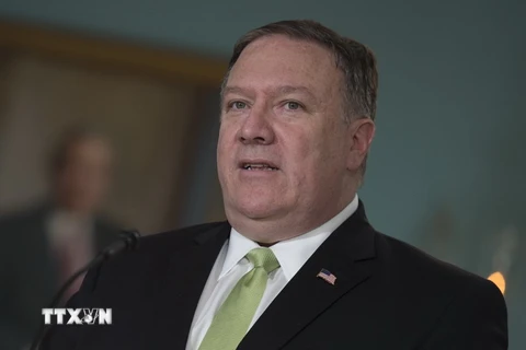 Ngoại trưởng Mike Pompeo. (Nguồn: AFP/TTXVN)