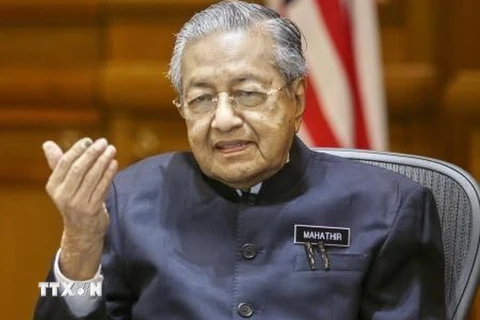 Thủ tướng Malaysia Mahathir Mohamad. (Nguồn: Kyodo/TTXVN) 