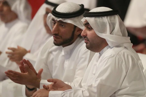 Hoàng tử Sheikh Rashid bin Hamad al-Sharqi (phải). (Nguồn: Getty Images)