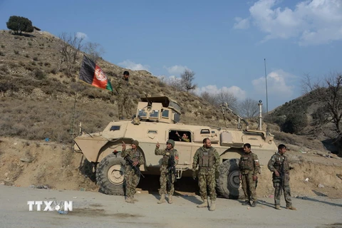 Lực lượng an ninh Afghanistan. (Nguồn: AFP/TTXVN)