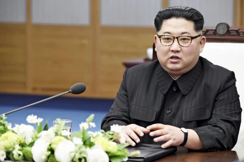 Nhà lãnh đạo Triều Tiên Kim Jong-un. (Nguồn: Kyodo) 