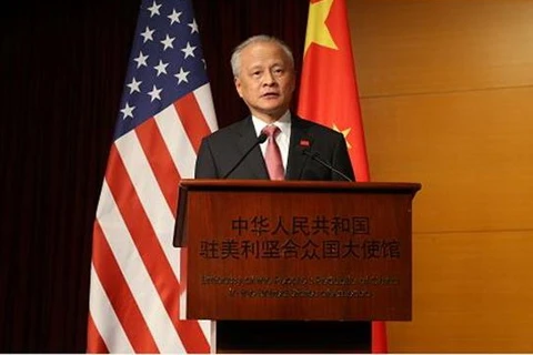 Đại sứ Trung Quốc tại Mỹ Thôi Thiên Khải. (Nguồn: huanqiu.com)