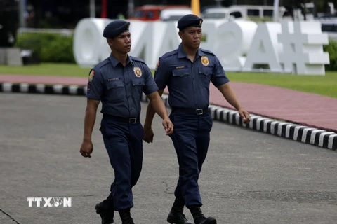 Cảnh sát Philippines. (Nguồn: EPA/TTXVN)