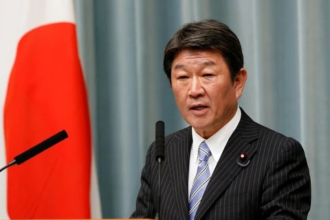 Bộ trưởng Chính sách Kinh tế và Tài chính Nhật Bản Toshimitsu Motegi. (Nguồn: Nile International)