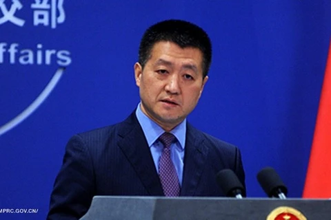 Người phát ngôn Bộ Ngoại giao Trung Quốc Lục Khảng. (Nguồn: CNN) 