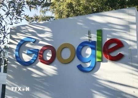 Biểu tượng Google tại California, Mỹ. (Nguồn: Kyodo/TTXVN)