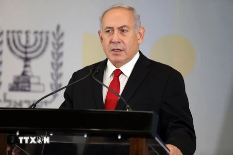 Thủ tướng Israel Benjamin Netanyahu. (Nguồn: THX/TTXVN)