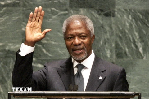 Nguyên Tổng Thư ký Liên hợp quốc, ông Kofi Annan. (Nguồn: AFP/TTXVN) 