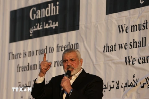 Lãnh đạo phong trào Hồi giáo Hamas của Palestine, ông Ismail Haniyeh. (Nguồn: AFP/TTXVN)