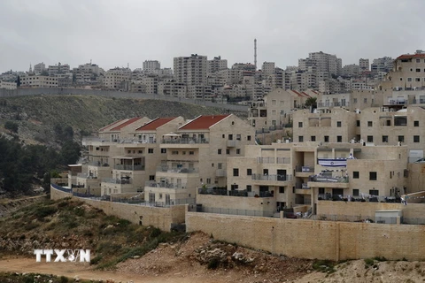 Toàn cảnh một khu định cư của Israel ở Đông Jerusalem. (Nguồn: AFP/TTXVN)