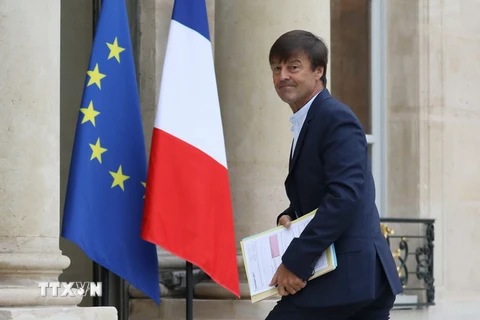 Bộ trưởng Môi trường Pháp Nicolas Hulot. (Nguồn: AFP/TTXVN)