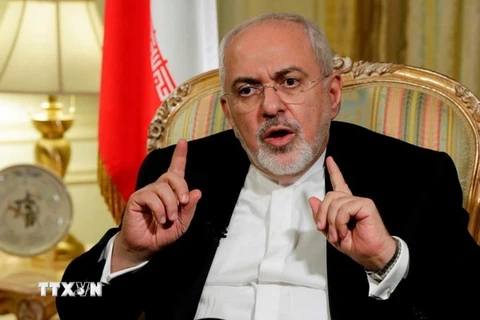 Ngoại trưởng Iran Mohammad Javad Zarif phát biểu tại Tehran. (Nguồn: IRNA/TTXVN) 