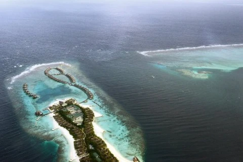 Maldives đang đối mặt với tình trạng nước biển dâng. (Nguồn: AFP)